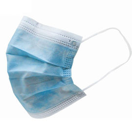 Eco-Friendly Disposable Breathing Mask , 3 Ply Non Woven Face Mask