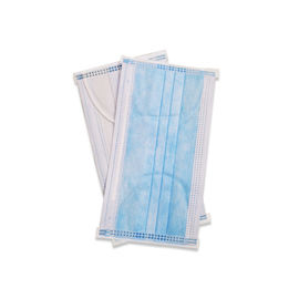 Soft 3 Ply Disposable Face Mask Personal Care / Construction Breathing Masks