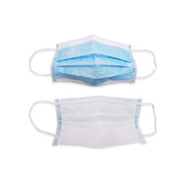 Soft 3 Ply Disposable Face Mask Personal Care / Construction Breathing Masks