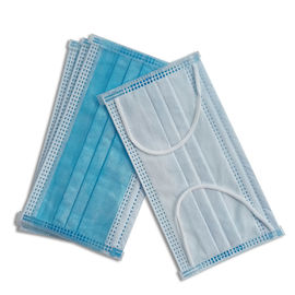 Non Woven Disposable Face Mask High Filtration Capacity Dust Protection Mask