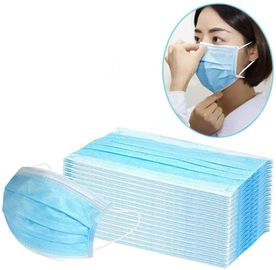 Personal Care Disposable Earloop Face Mask , Air Pollution Protection Mask