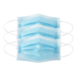 Breathable Disposable Face Mask Multi Layered Stereo Design For Construction