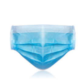 Breathable Disposable Face Mask Multi Layered Stereo Design For Construction