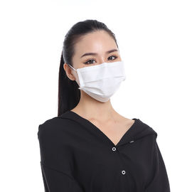 Anti Dust Disposable 3 Ply Face Mask , Non Woven Disposable Face Mask