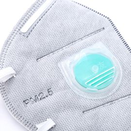 Respiratory Protection Ffp2 Filter Mask , Disposable Dust Mask FFP2 With Valve