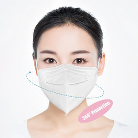 Ear Wearing Folding FFP2 Mask , Disposable Protective Mask 4 Layer Protection