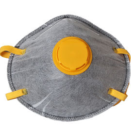 N95 Activated Carbon Cup FFP2 Mask , Disposable Nonwoven Dust Mask With Valve