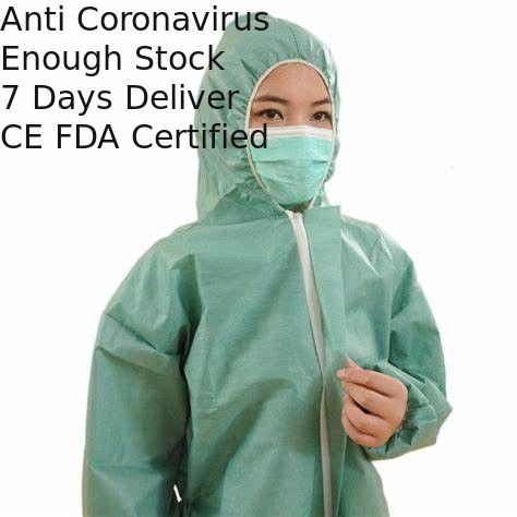 ISO Standard Non Woven Surgical Gown One Piece Work Uniform With Long Sleeve