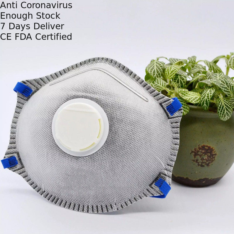 Earloop Type FFP2 Disposable Mask , Breathable Valved Dust Mask
