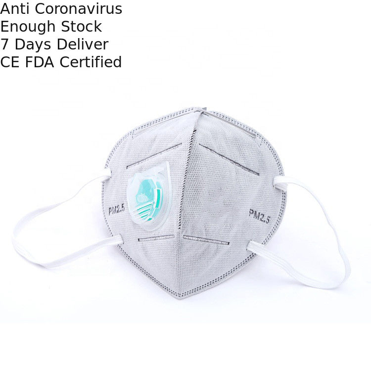 Respiratory Protection Ffp2 Filter Mask , Disposable Dust Mask FFP2 With Valve