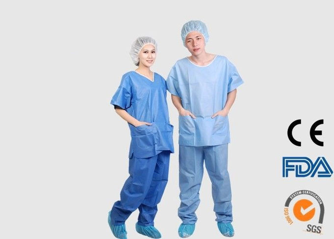 Environmentally Friendly Disposable Medical Scrubs CE ISO Approved