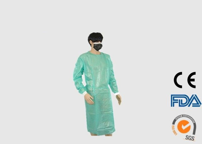 Disposable Medical Isolation Gowns Liquid Resistance For Dental / Lab