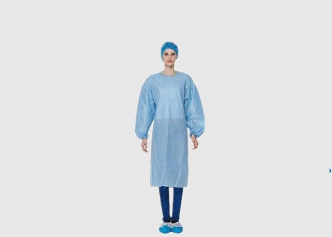 Lightweight Sms Surgical Gown , Breathable Disposable Medical Scrubs