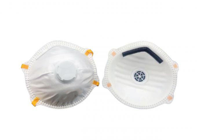 White Cup FFP2 Mask Non Woven Fabric For Construction / Medicine / Textile
