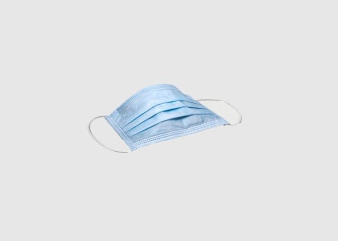 Breathable Disposable Face Mask , Safety Breathing Mask For Office / School